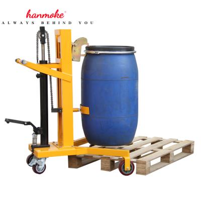 China Guangzhou hanmoke factory 800kg capacity drum hauler 300mm height Easy-carrying mechanical hydraulic drum hauler for sale