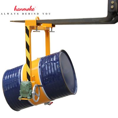 China Hotels Manual-operated Tilting Forklift Crane Drum Rotator Forklift Attahment for sale