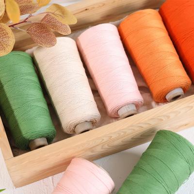 China Viable 200g 10ply 100% Cotton Yarns High Quality Wholesale 14 Colors Hand Knitting Crochet Fancy Yarn for sale