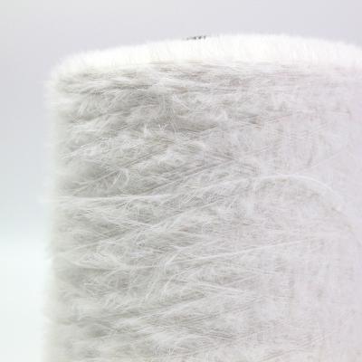 China Anti-pilling 1.3cm roving 100% nylon fancy knitting polyamide textile dyed bulky wadding imitate mink fur yarn for sale