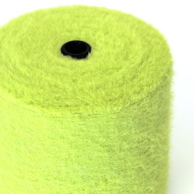 China Textile Knitting Anti-pilling Dyed 2cm Faux Marten Hair Crochet Wool Mink Fur 100% Nylon Polyamide Fancy Yarn For Weaving for sale