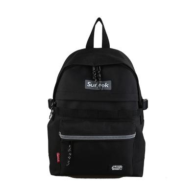 China Portable New design custom LOGO reflective strip fashion Oxford cloth waterproof backpack leisure large capacity backpack for sale