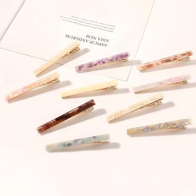 China Hair Pins Accessories Bobby Pins Hair Women Friendly Acetate Material Band Designer Luxury Hair Clip for sale