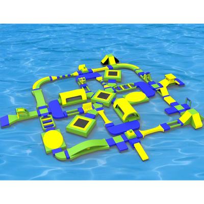 China Durable Top Sale Customized Giant Inflatable Floating Waterpark Aqua Park Giant Inflatable Water Park Equipment High Quality With Slide for sale