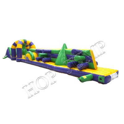 China High Quality Jungle Inflatable Zoo Durable Kids Inflatable Slides Bounce Obstacle for sale