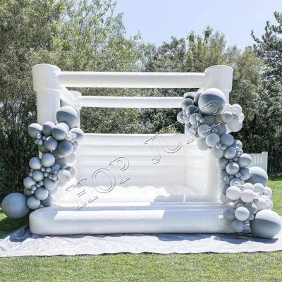 China High Quality Custom White Inflatable Castle Party Durable Factory Price Pink Wedding Bounce Bouncer Chamber And Slide Combo On Sale for sale