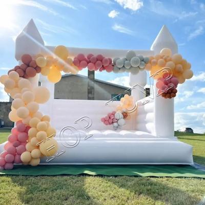 China UV Protective  Flame Retardant  Waterproof 10ft 13ft 15ft Customize White Bounce house inflatable party bouncer castle for wedding for sale