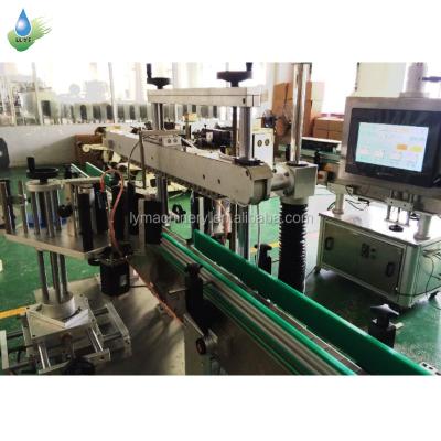 China Easy Operation Product Front Automatic Top 2 Sides And Back Label Round Bottle Can Self Adhesive Sticker Labeling Machines for sale