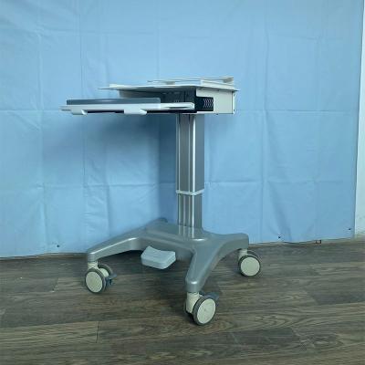 China Customization Traditional Medical Mobile PC Trolley Computer Trolley Laptop Computer Nursing Workstation with Drawer for sale