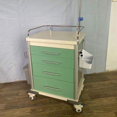 China Hospital Traditional Laundry Linen Trolley For Hospital Dressing Trolley Emergency Trolley Equipment for sale