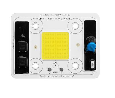 China GMKJ INGAN Incredible Price 30W 50W LED COB 220V AC Flip Chip for sale