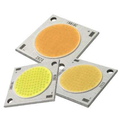 China New AlGaInP 80 50W 100W High Power CRI Flip Chip LED COB 150lm/W 110V 12V Grow COB For Downlight for sale