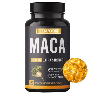 China Male Black Maca Root Supplement Softgels For Hips Enlargement for sale