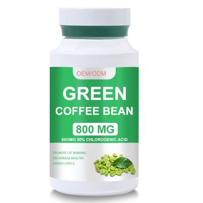 China HOLLYCON Fat Cutter Supplements Green Coffee Bean Extract Capsules 800 mg for sale