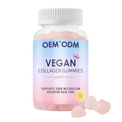 China Hollycon Vegan Hydrolysate Hydrolyzed Collagen Capsules Gummies Skin Beauty for sale