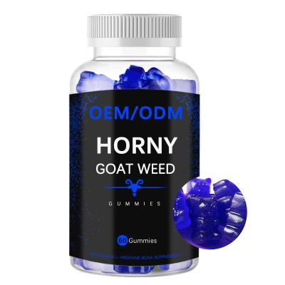 China L-Arginine BCAA Male Enhancement Supplements Horny Goat Weed Gummies With Maca for sale