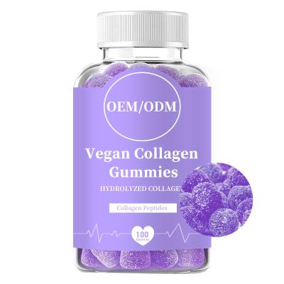 China Anti Aging Hydrolyzed Collagen Capsules Vegan Collagen Gummies for sale