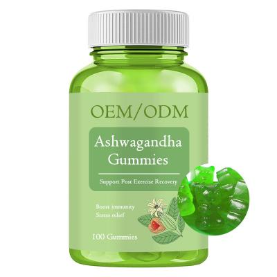 China OEM 60 Ashwagandha Supplement Gummies Stress Relief Energy Immunity for sale