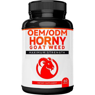 China ODM Male Enhancement Supplements Horny Goat Weed Capsules for sale