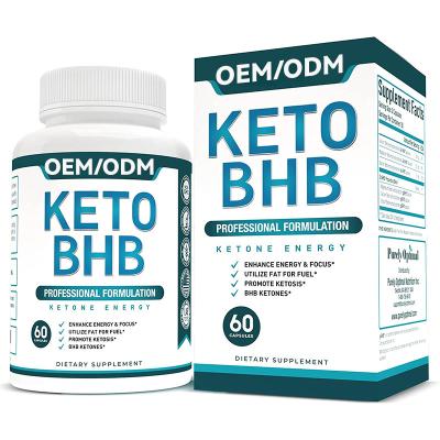 China FDA Weight Loss Slimming Pills KETO BHB Diet Control Fat Burner for sale