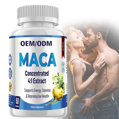 China Organic Maca Root Capsules For Women Men Maca Root Powder Supplement for sale