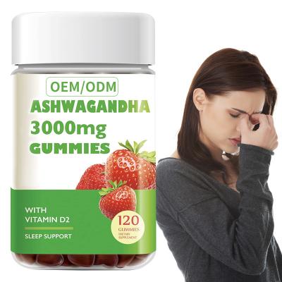 China Ashwagandha Vitamin D Gummy 60 Count Mixed Berry Vegan Plant Based Non GMO for sale