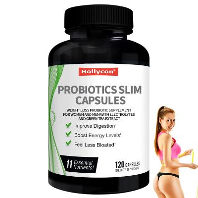 China OEM Probiotics Slim Capsules Weight Loss Probiotic Supplement For Women And Men With Electrolytes And Green Tea Extract for sale