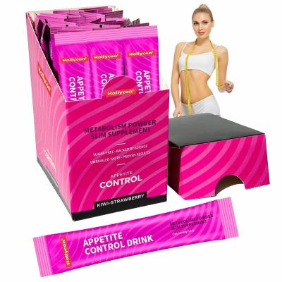 China Customize Appetite Control Drink Metabolism Powder Fat Loss Slim Supplement for sale