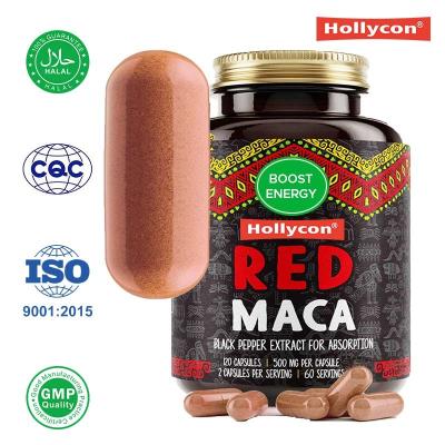 China Manufacturer Organic Red Maca Root Capsules Male Enhancement Pills Boost Energy for sale