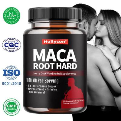 China Private Label Maca Herbal Supplements Horny Goat Weed Hard Capsules For Enhanced Energy for sale