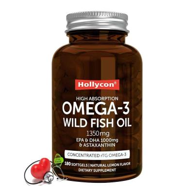 China Factory Advanced Triglyceride Omega 3 Wild Fish Oil for Brain Function Heart Eye and Skin Health for sale