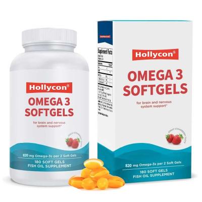 China Factory Omega3 Softgels High Intensity DHA Formula for Brain and Nervous System Support for sale