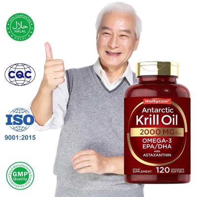 China OEM Antarctic Krill Oil Softgels Antioxidant Anti-aging Heart Health Support for sale