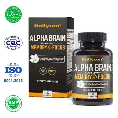 China Supplier Brain Nootropic Capsules for Memory Mental Clarity and Cognitive Improvement for sale