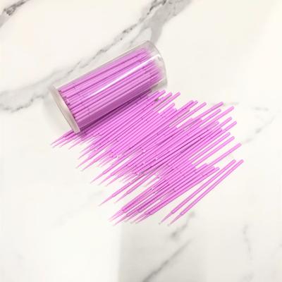 China Natural Long Disposable Brushes Make Up Micro Applicator Motor Carbon Fiber Dental Eyelash Extension Brush for sale