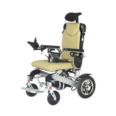 China 2024 Adult Automic Compact Folding Electric Wheelchair Powered Walker & Rollator 85*62-105cm for sale