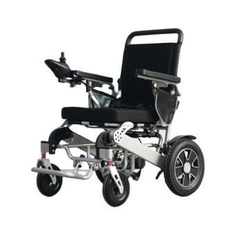 China 2024 Adult Automic folding Compact Lithium Powered Electric Wheelchair for handicap eldery 94*61*95cm for sale