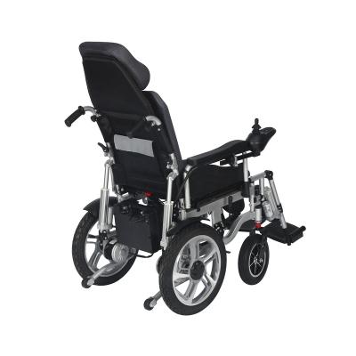 China 2024 Smart Folding electric Wheelchairs with Strong Power and Brake Joystick 110*62*117cm for sale