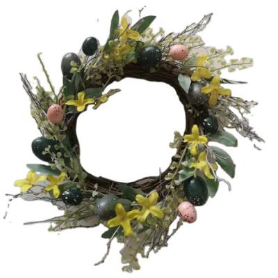 China Wedding Decoration Artificial Flower Small Floral Garland For Easter Egg for sale