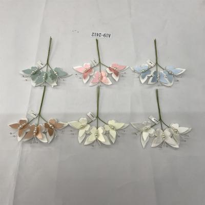 China Polyester+PE assorted colors butterfly for wedding decoration for sale