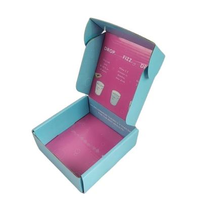 China Factory direct sales customized large stock good quality inside and outside two color packaging box cosmetic gift box for sale