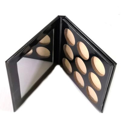 China High Grade Matt Lamination Recyclable Corrugated Cardboard Gift Box Customized Eyeshadow Packaging Box With Mirror for sale