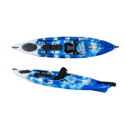 China plastic sea fishing kayak / pro angler 12ft polyethylene / lldpe dace not inflatable for sale