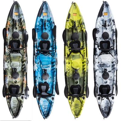 China LLDPE Hull Material And Cool Kayak 3 - 4m(m) Length Plastic Rowing Boat for sale