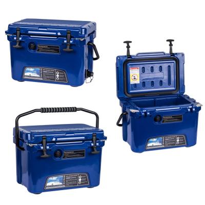 China 20L Waterproof Rotomolded Portable Hard Cooler Box Ice Chest Insulated Cooler Box for sale