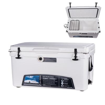 China Waterproof 75L camping and fishing waters rotomolded portable kayak ice chest cooler box cooler box for sale