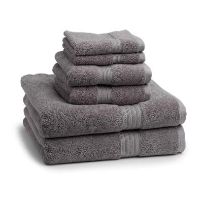 China QUICK DRY Luxury 100% Bamboo Cotton Hotel Bath Towel Set Of 6 Pieces for sale