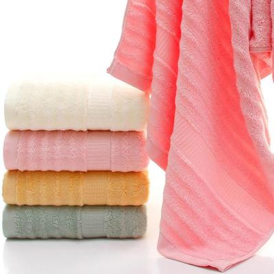 China QUICK DRY Natural Organic Antibacterial Bamboo Fiber Bath Towel for sale