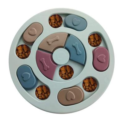 China Interactive Dog Puzzle Feeder Durable Toy Durable Puppy Treats Dispenser Toys Slow Feeding Training For Boredom for sale