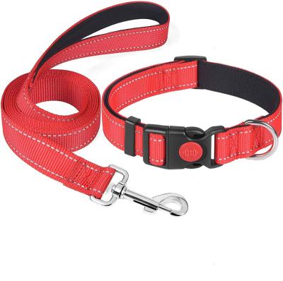 China Reflective Breathable Adjustable Dog Collars For Mall Medium Large Dogs for sale